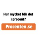 Tal i procent
